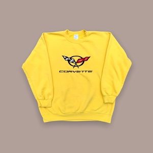 Vintage 1990s Corvette Logo Crewneck.